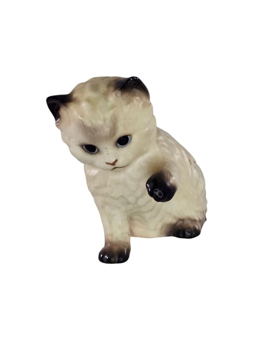 Hagen Renaker DW Glitter Persian Kitten Cat Figurine Designer's Workshop CHIP